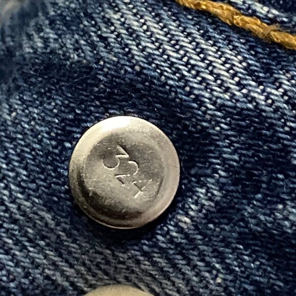 Levis Vintage 501XX Original Fit Button-Fly Jeans 36 x 30  Blue Denim - Picture 9 of 14